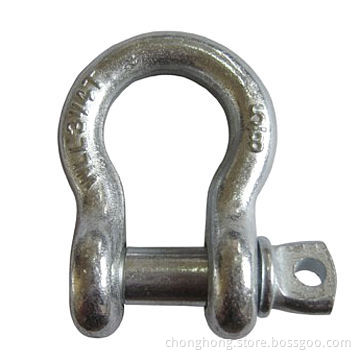 US type G209 Screw Pin Anchor Shackles, Galvanized, Hot-dip Galvanized or Self Colored